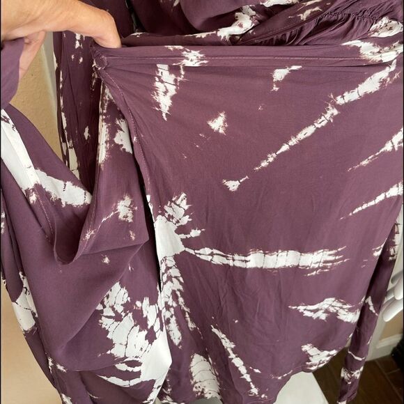 YOUNG FABULOUS & BROKE Raine Tie Dye Wrap Dress - Picture 11 of 15